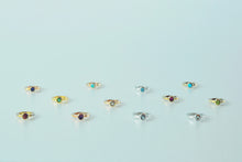 画像をギャラリービューアに読み込む, K18 ベビーリング 2月 アメシスト