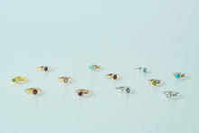 画像をギャラリービューアに読み込む, K18 ベビーリング 2月 アメシスト