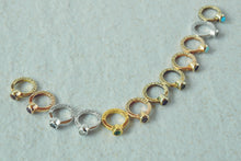 画像をギャラリービューアに読み込む, K18 ベビーリング 11月 ブルートパーズ