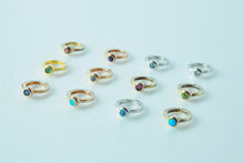 画像をギャラリービューアに読み込む, K18 ベビーリング 2月 アメシスト