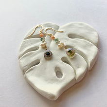 画像をギャラリービューアに読み込む, K18YG/K10YG ウォーターメロントルマリンピアス / b