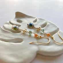 画像をギャラリービューアに読み込む, K18YG/K10YG ウォーターメロントルマリンピアス / b