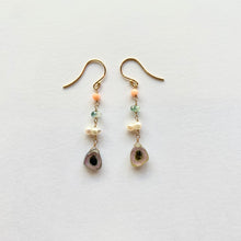 画像をギャラリービューアに読み込む, K18YG/K10YG ウォーターメロントルマリンピアス / b