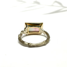 画像をギャラリービューアに読み込む, K18YG/K18WG Coral バイカラートルマリンリング