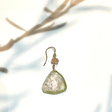 画像をギャラリービューアに読み込む, K18YG/K10YG ウォーターメロントルマリン片方ピアス