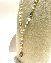 画像をギャラリービューアに読み込む, K18YG/K10YG 黒蝶パールロングネックレス