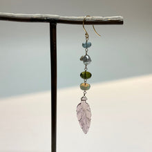 画像をギャラリービューアに読み込む, K18YG/K10YG トルマリン片方ピアス-C