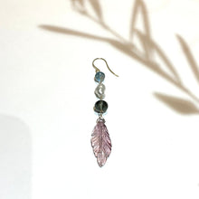 画像をギャラリービューアに読み込む, K18YG/K10YG トルマリン片方ピアス-B