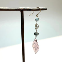 画像をギャラリービューアに読み込む, K18YG/K10YG トルマリン片方ピアス-B