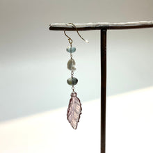 画像をギャラリービューアに読み込む, K18YG/K10YG トルマリン片方ピアス-B