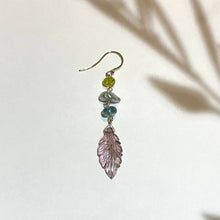 画像をギャラリービューアに読み込む, K18YG/K10YG トルマリン片方ピアス-D