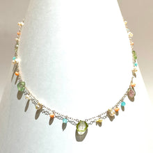 画像をギャラリービューアに読み込む, K18PG/K10YG ウォーターメロントルマリン粒々ネックレス