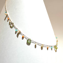 画像をギャラリービューアに読み込む, K18PG/K10YG ウォーターメロントルマリン粒々ネックレス