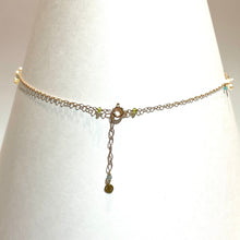 画像をギャラリービューアに読み込む, K18PG/K10YG ウォーターメロントルマリン粒々ネックレス