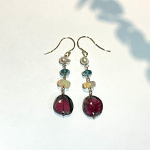 画像をギャラリービューアに読み込む, K18YG/K10YG ウォーターメロントルマリンピアス