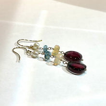 画像をギャラリービューアに読み込む, K18YG/K10YG ウォーターメロントルマリンピアス