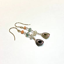 画像をギャラリービューアに読み込む, K18YG/K10YG ウォーターメロントルマリンピアス / b