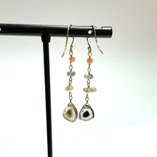 画像をギャラリービューアに読み込む, K18YG/K10YG ウォーターメロントルマリンピアス / b