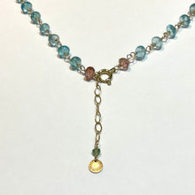 画像をギャラリービューアに読み込む, K18YG/K10YG ウォーターメロントルマリンネックレス