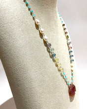 画像をギャラリービューアに読み込む, K18YG/K10YG ウォーターメロントルマリンネックレス