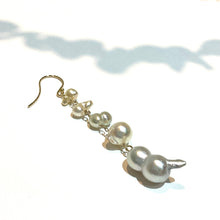 画像をギャラリービューアに読み込む, K18YG/K10YG あこやパール片方ピアス-A1