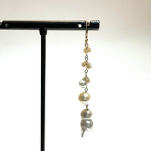 画像をギャラリービューアに読み込む, K18YG/K10YG あこやパール片方ピアス-A1