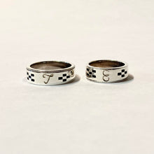 画像をギャラリービューアに読み込む, SV ミンサー ペアリング・イニシャル入り(メンズ / 約6㎜幅)