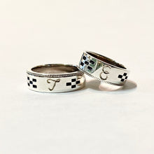 画像をギャラリービューアに読み込む, SV ミンサー ペアリング・イニシャル入り(メンズ / 約6㎜幅)