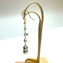 画像をギャラリービューアに読み込む, K18YG/K10YG あこやパール片方ピアスC - ①