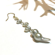 画像をギャラリービューアに読み込む, K18YG/K10YG あこやパール片方ピアスC - ②