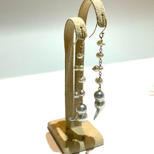 画像をギャラリービューアに読み込む, K18YG/K10YG あこやパール片方ピアスC - ①