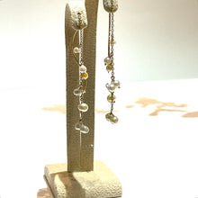 画像をギャラリービューアに読み込む, K18YG/K10YG あこやパール粒々ショートピアス - A