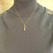 画像をギャラリービューアに読み込む, K18YG/K10YG あこやツインパールネックレス