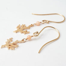 画像をギャラリービューアに読み込む, K10YG やいま さんごモチーフフックピアス