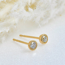 画像をギャラリービューアに読み込む, 《入荷》K18YG Twinkle ダイヤモンドピアス 0.05ct/0.05ct