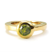 画像をギャラリービューアに読み込む, K18ベビーリング 8月 ペリドット - tilla-earth