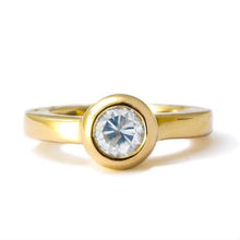 画像をギャラリービューアに読み込む, K18ベビーリング 4月 ダイヤモンド - tilla-earth