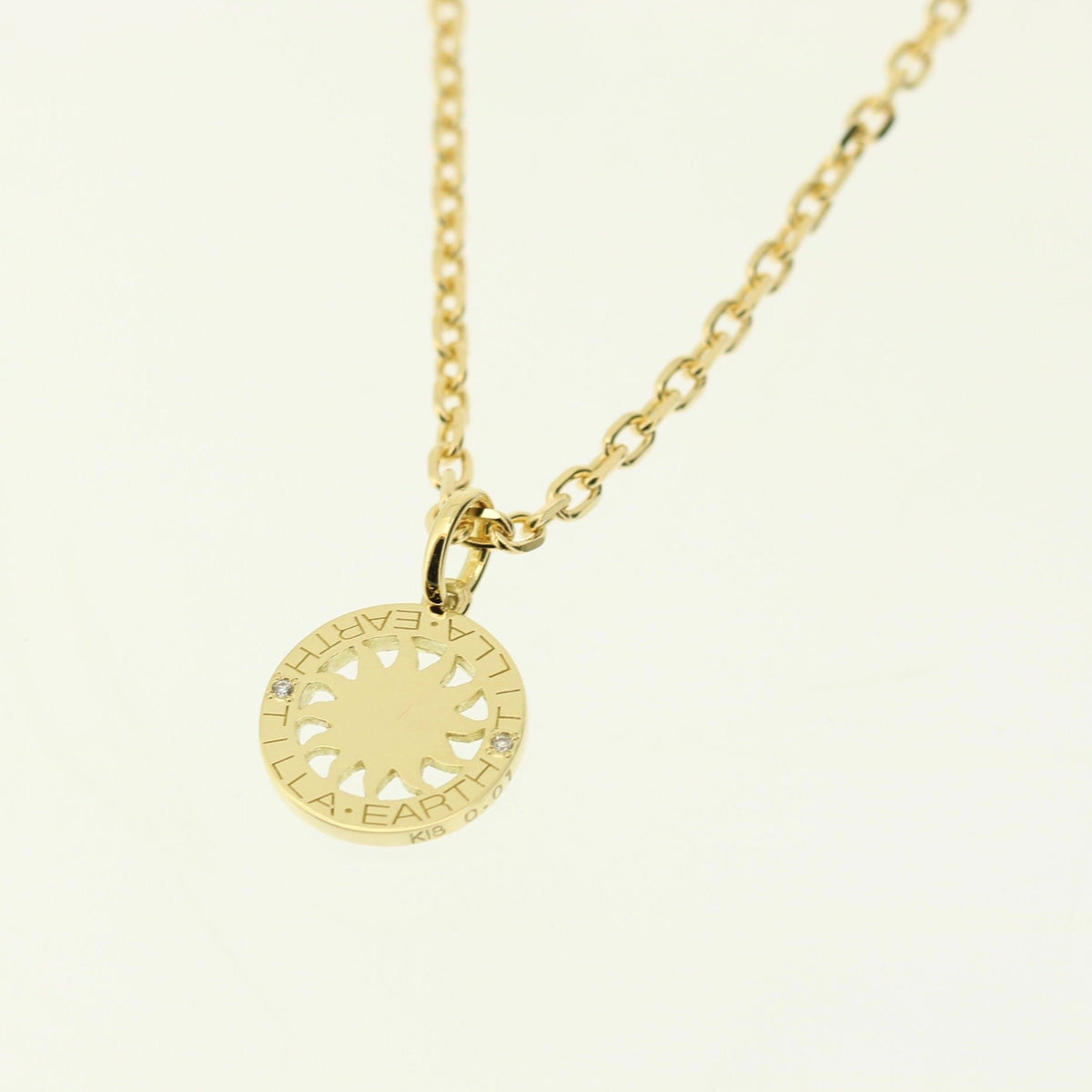TILLA EARTH K18YG Tiida ティーダペンダント（チェーン） 石垣