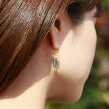 画像をギャラリービューアに読み込む, K18YG Colors フローライト花束ピアス