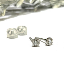 画像をギャラリービューアに読み込む, 《入荷》Pt900 Twinkle ダイヤモンドピアス 0.05ct/0.05ct