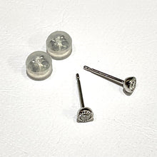 画像をギャラリービューアに読み込む, 《入荷》Pt900 Twinkle ダイヤモンドピアス 0.05ct/0.05ct