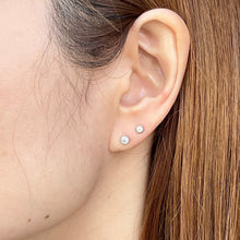 画像をギャラリービューアに読み込む, 《入荷》Pt900 Twinkle ダイヤモンドピアス 0.05ct/0.05ct