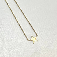 画像をギャラリービューアに読み込む, K10YG 星のネックレス
