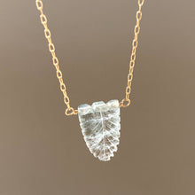 画像をギャラリービューアに読み込む, K18YG Colors トルマリンリーフネックレス