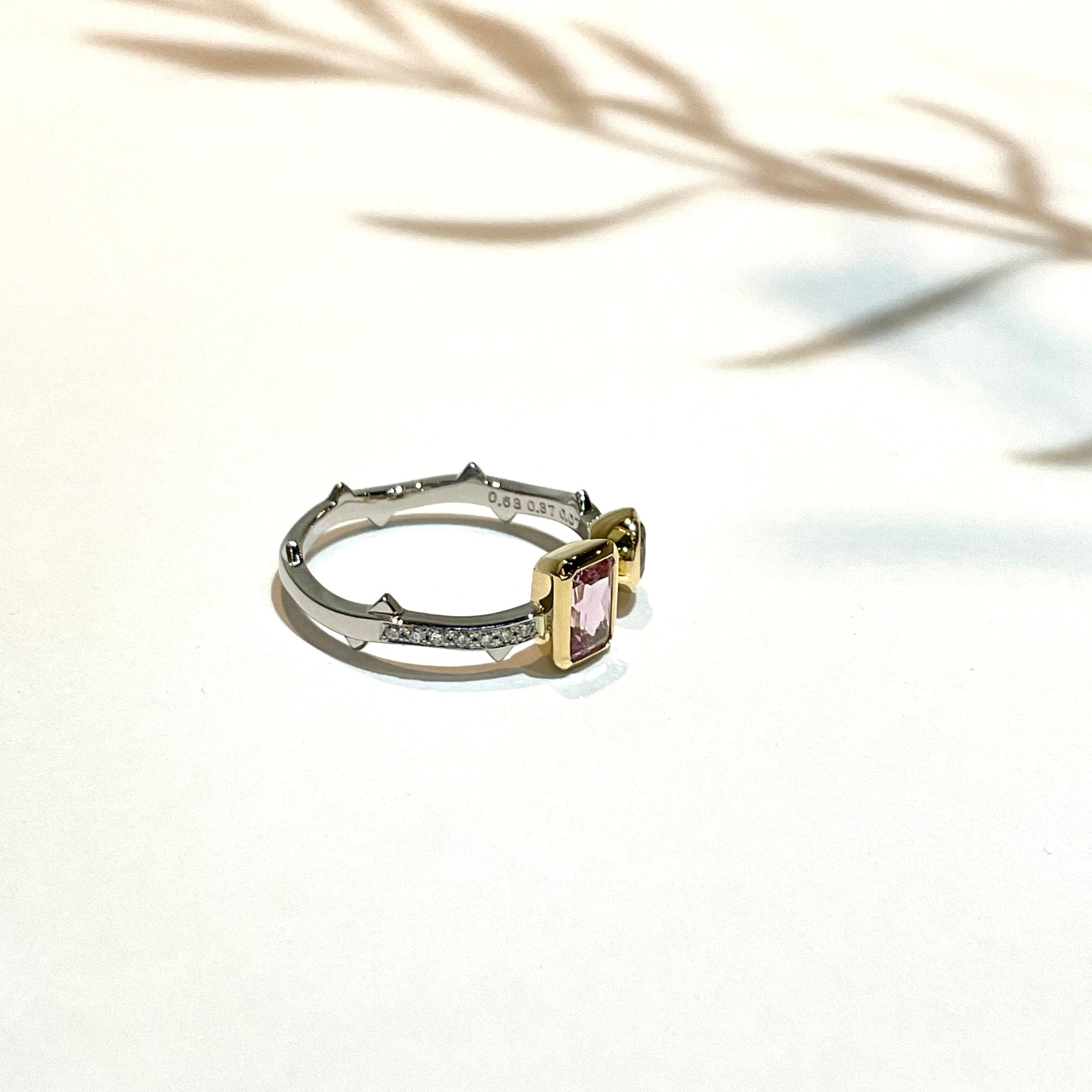 ティーラアースピンクサファイアリング【1点もの】