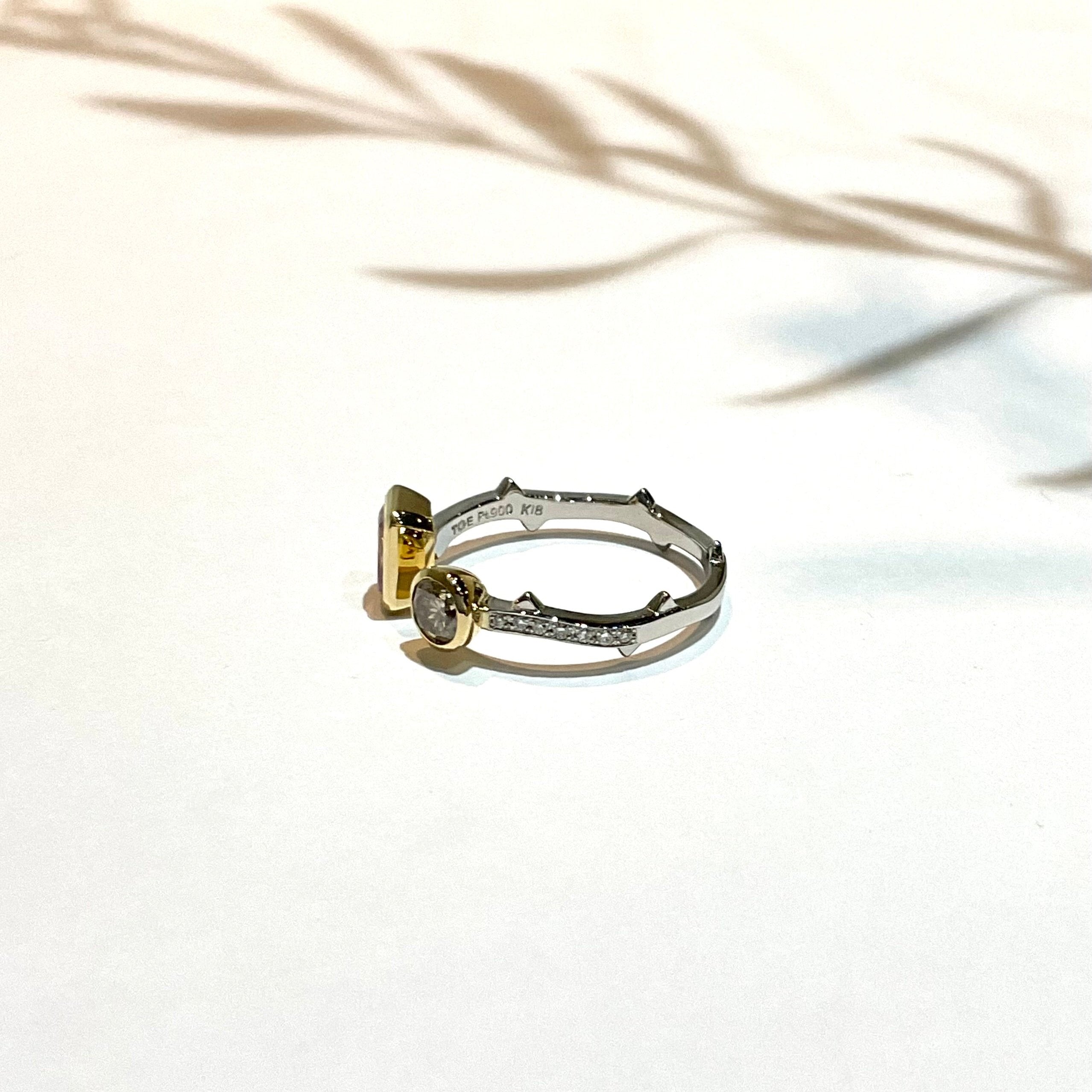 ティーラアースピンクサファイアリング【1点もの】