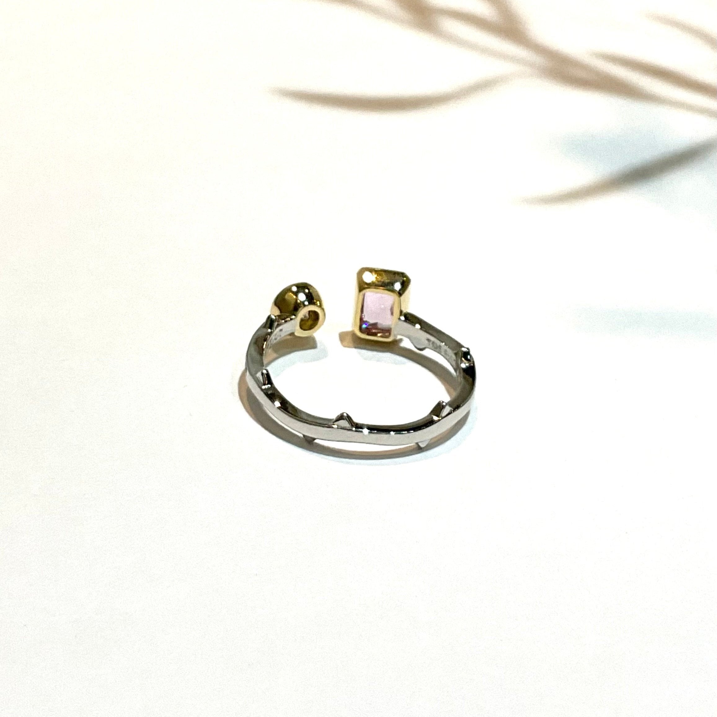 ティーラアースピンクサファイアリング【1点もの】