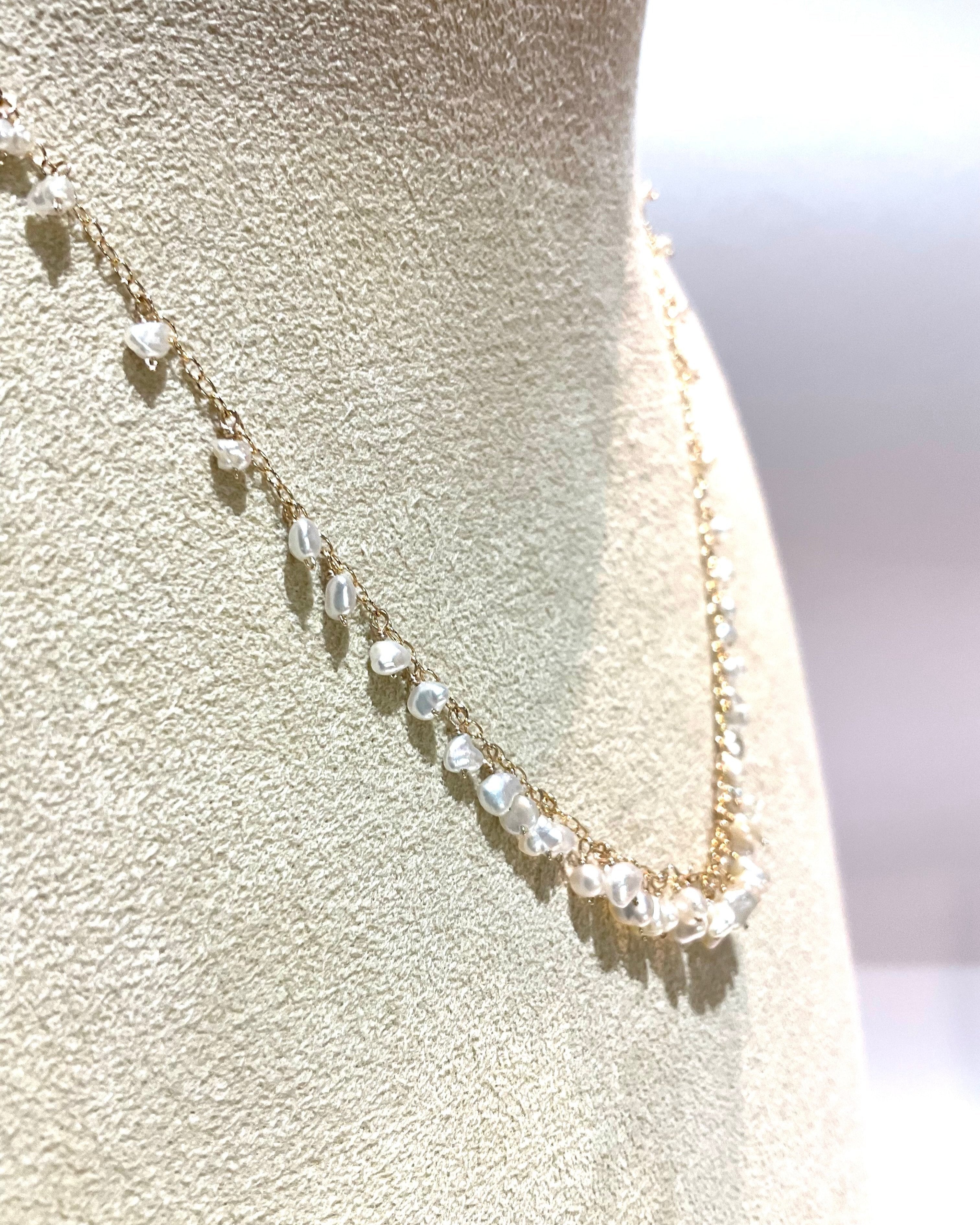 TILLA EARTH K18YG Colors【海の泡】 あこやケシパール TILLA EARTH K18YG Colors【海の泡】 あこやケシパール