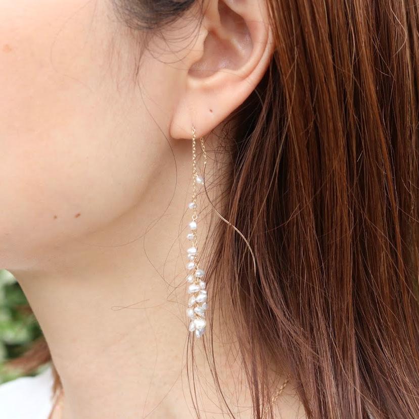 47☆新品未使用！花びらのような最高級ケシパールのドロップ