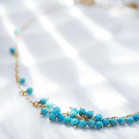 TILLA EARTH K18YG Colors【海の泡】 ターコイズブレスレット TILLA EARTH K18YG Colors【海の泡】 ターコイズブレスレット
